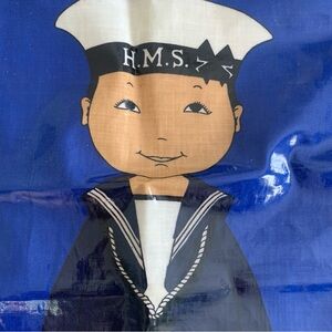 Vtg Sailor Boys By Ulster Kid’s coated apron Made in UK